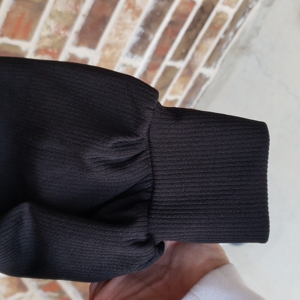Black Ribbed Knit Sweater - Picture 6 of 6